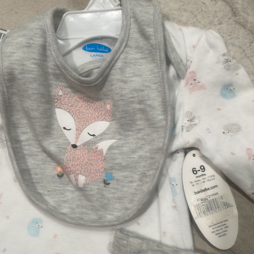 NWT bon bebe 3 Piece Set : 6-9months - Picture 2 of 2